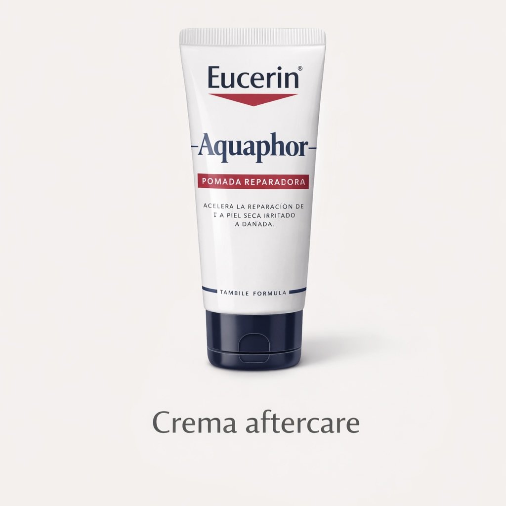 Crema aftercare para hidratar un tatuaje durante la cicatrización
